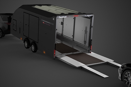 De puissants éclairages à LED orientés vers l'arrière