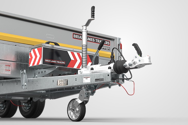 Heavy-duty låsbar kulhandske and stödhjul