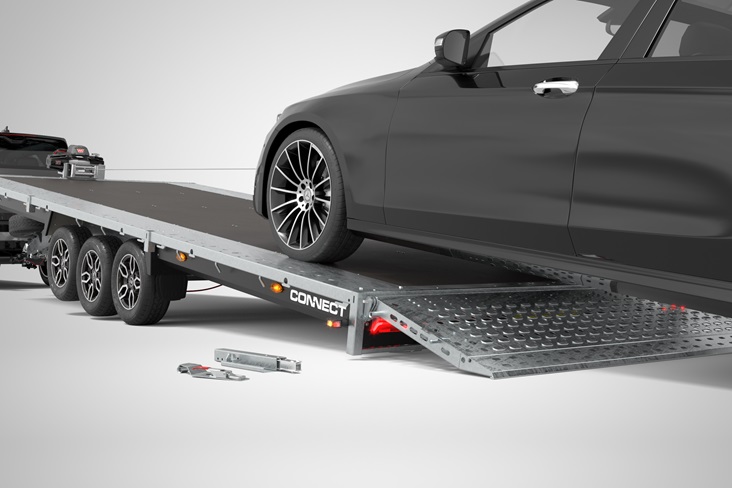 Rampa tylna z belką skrętną