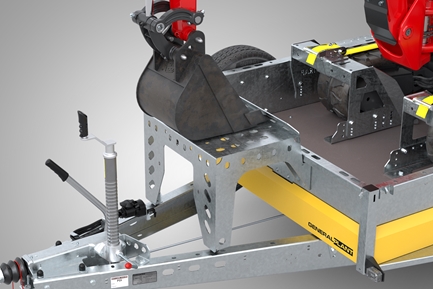 Support de godet de pelle