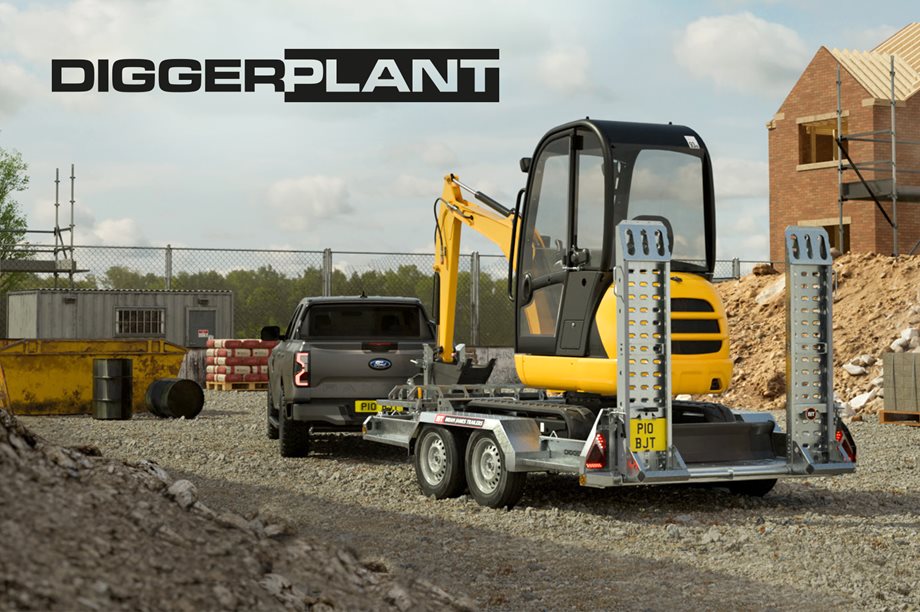 Remorque porte-engin à usage intensif