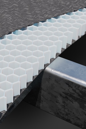 Lättviktigt kompositgolv