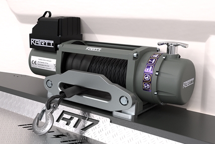 Kraftig elektrisk vinsj