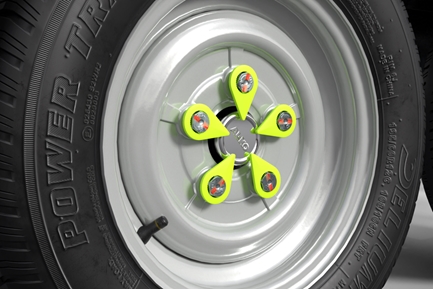 Hjulmutterindikatorer