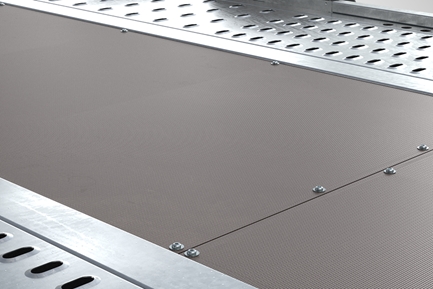 Mittflak i jämnhöjd