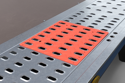 Antislip Pads för Plattform