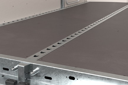 Rieles de Sujeción de Carga en la Cubierta
