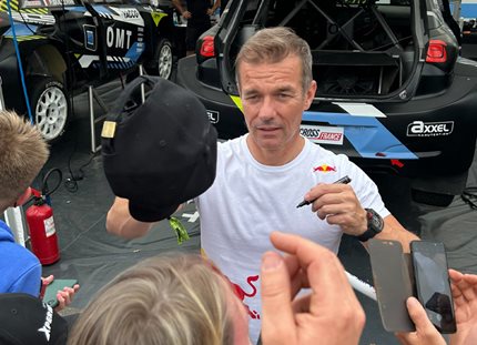 Sebastien Loeb and BJT at French Rallycross Championship