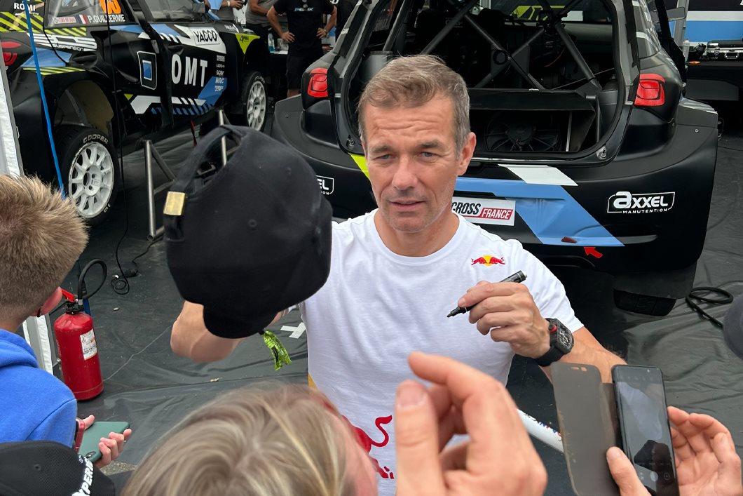 Sebastien Loeb and BJT at French Rallycross Championship