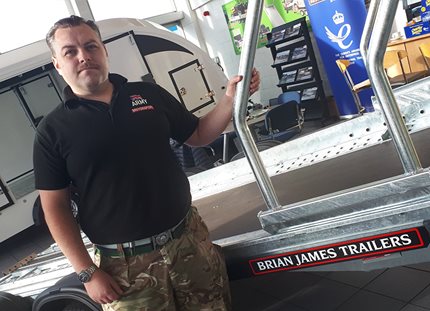 Brian James joins the Army