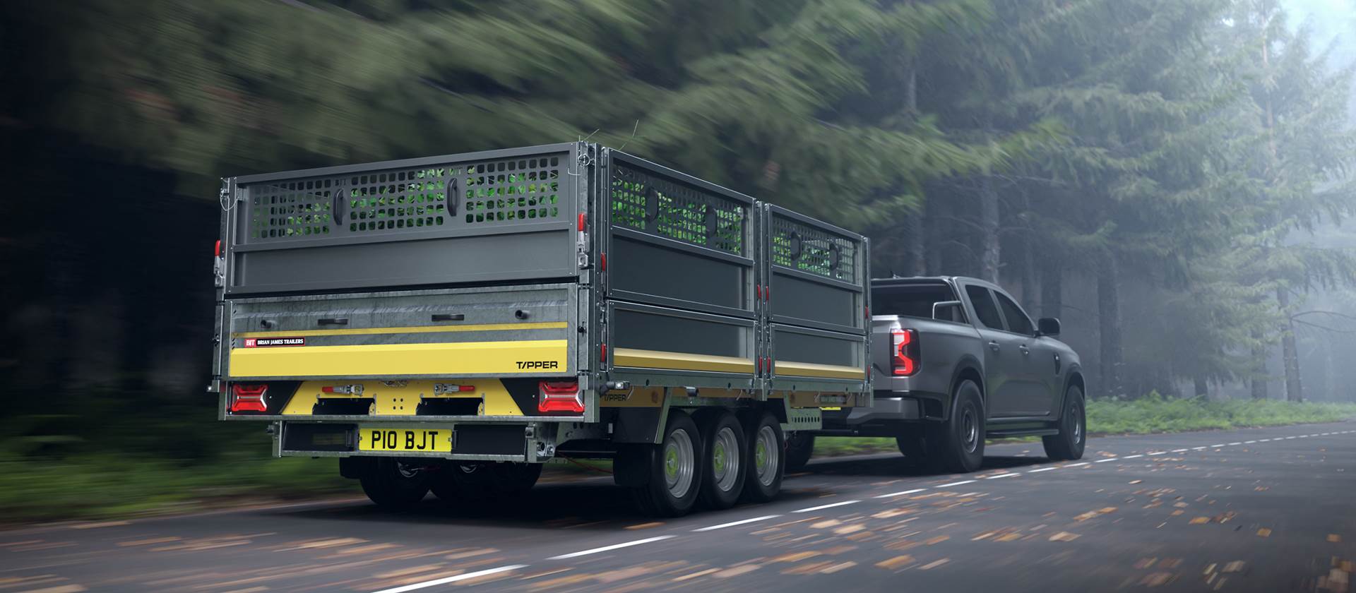 Remorques bennes robustes et configurables